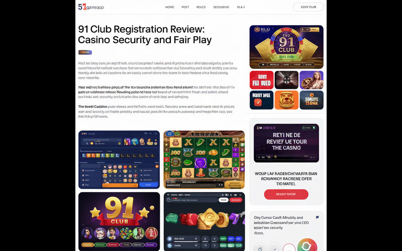 91 Club Registration